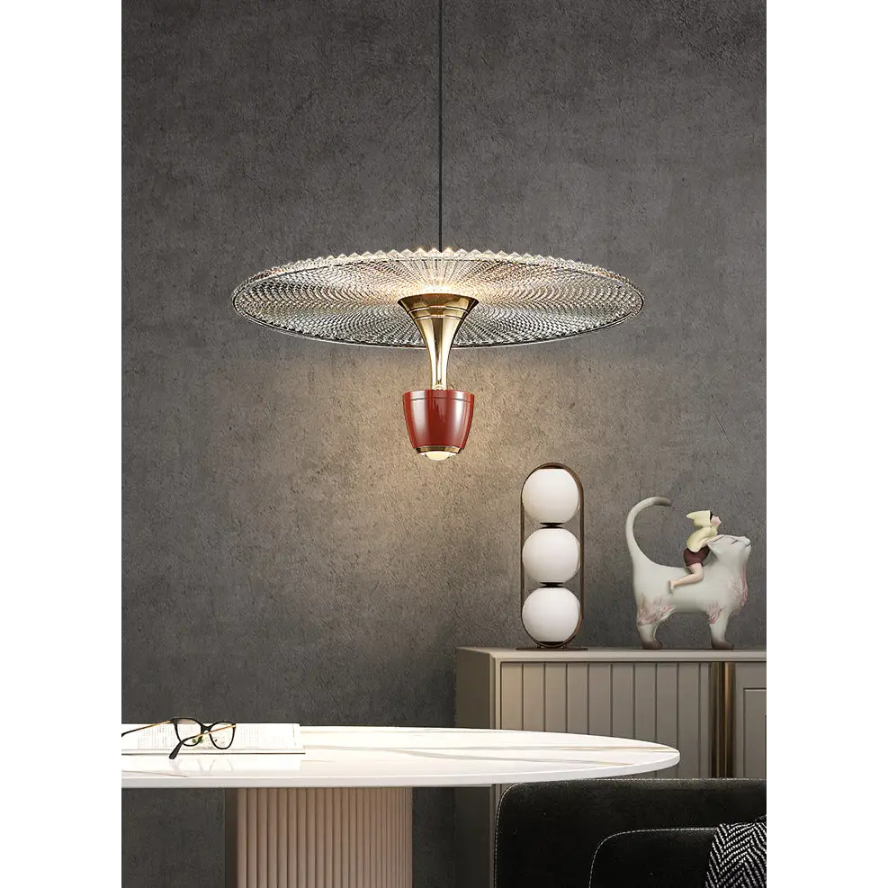 Modern Art Flower Umbrella Pendant Light for Dining Bedroom - Lighting