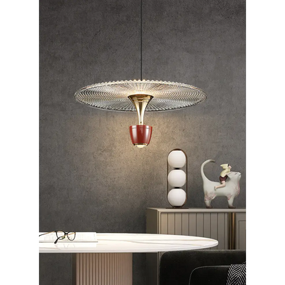 Modern Art Flower Umbrella Pendant Light for Dining Bedroom - Lighting