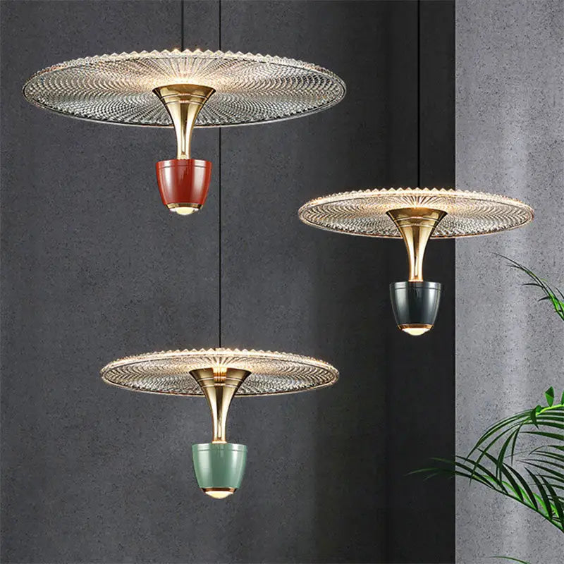 Modern Art Flower Umbrella Pendant Light for Dining Bedroom - Lighting