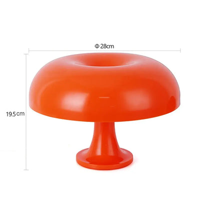 Modern Bauhaus Mushroom Table Lamp - orange / usb plug - Lighting > & Floor Lamps lamps