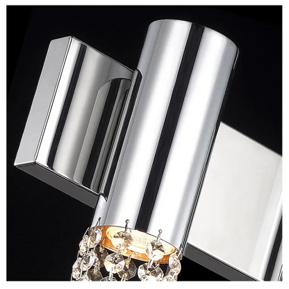 Modern Chrome Stainless Steel Wall Sconce for Living Bedroom - Sconces
