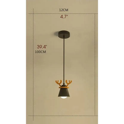 Modern Creative Antler Ceiling Light for Kitchen Dining Bedroom - Home & Garden >
