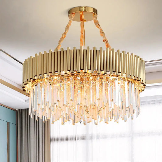 Modern Gold Hanging Chandelier for Living Dining kitchen