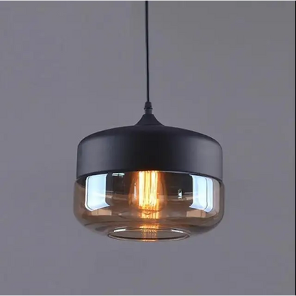 Modern Loft Glass Pendant Lamp for Kitchen Living Bar - Lighting