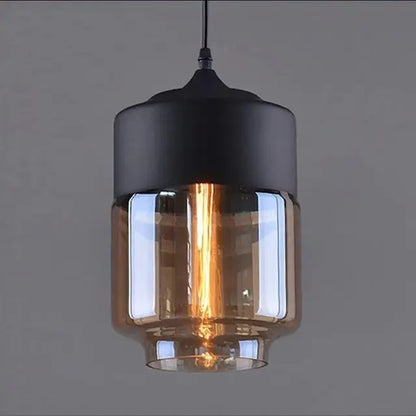 Modern Loft Glass Pendant Lamp for Kitchen Living Bar - Lighting