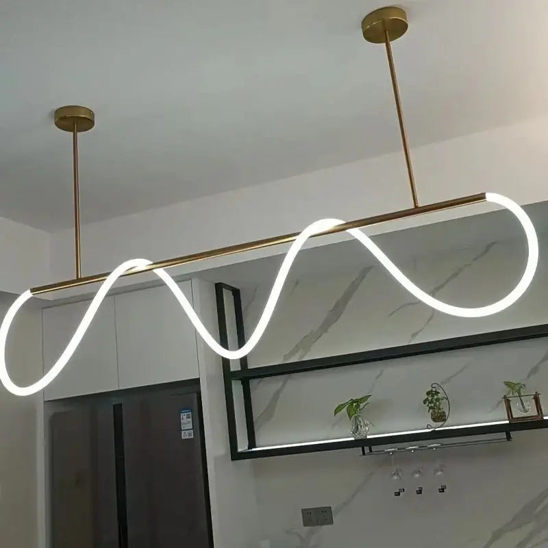 Modern Long Hose LED Dimmable Chandelier - Home & Garden > Lighting Fixtures Chandeliers