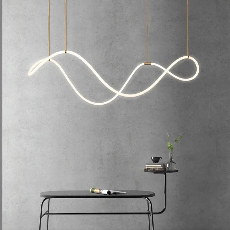 Modern Long Hose LED Dimmable Chandelier - Home & Garden > Lighting Fixtures Chandeliers