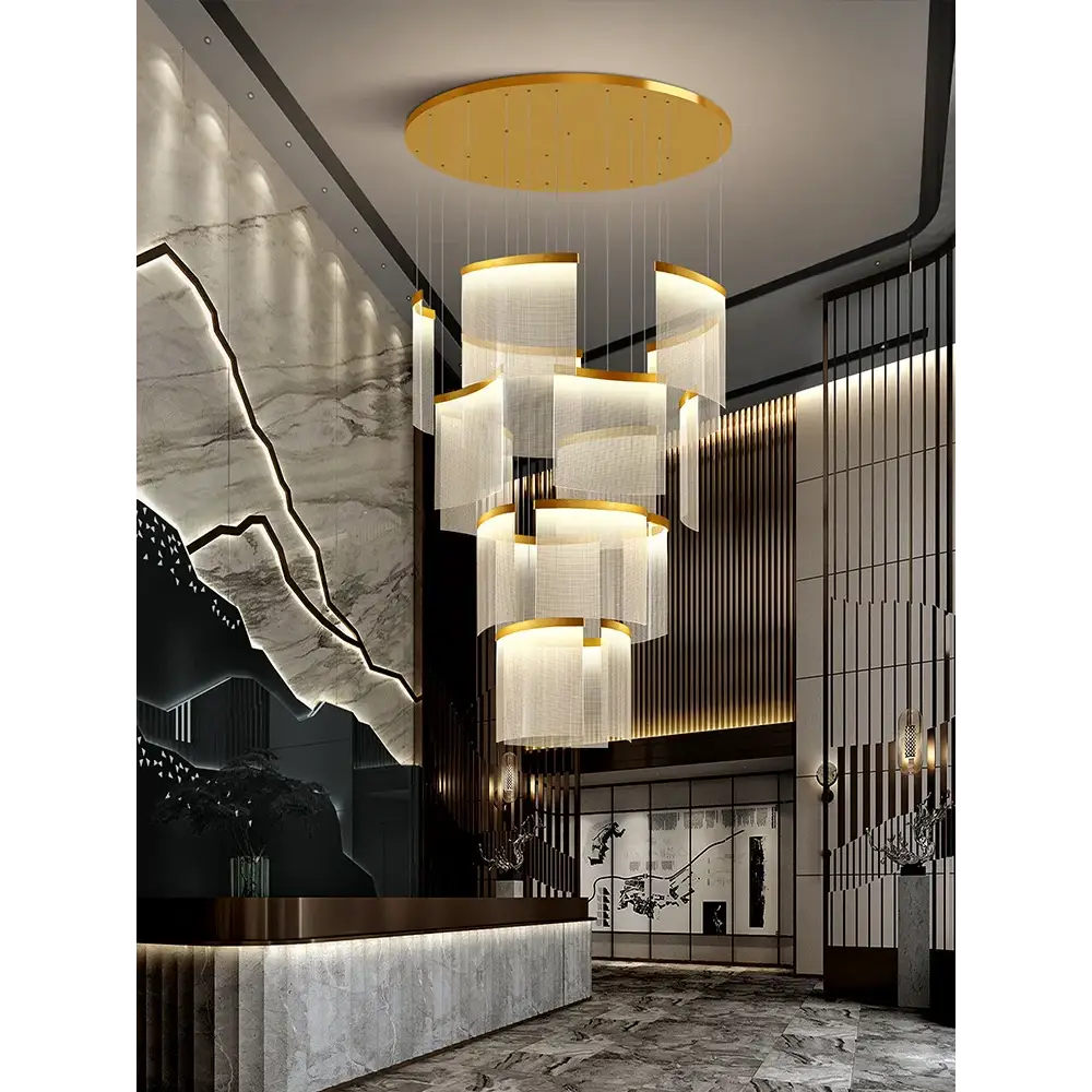 Modern Luxury Acrylic LED Chandelier - Home & Garden > Lighting Fixtures Chandeliers