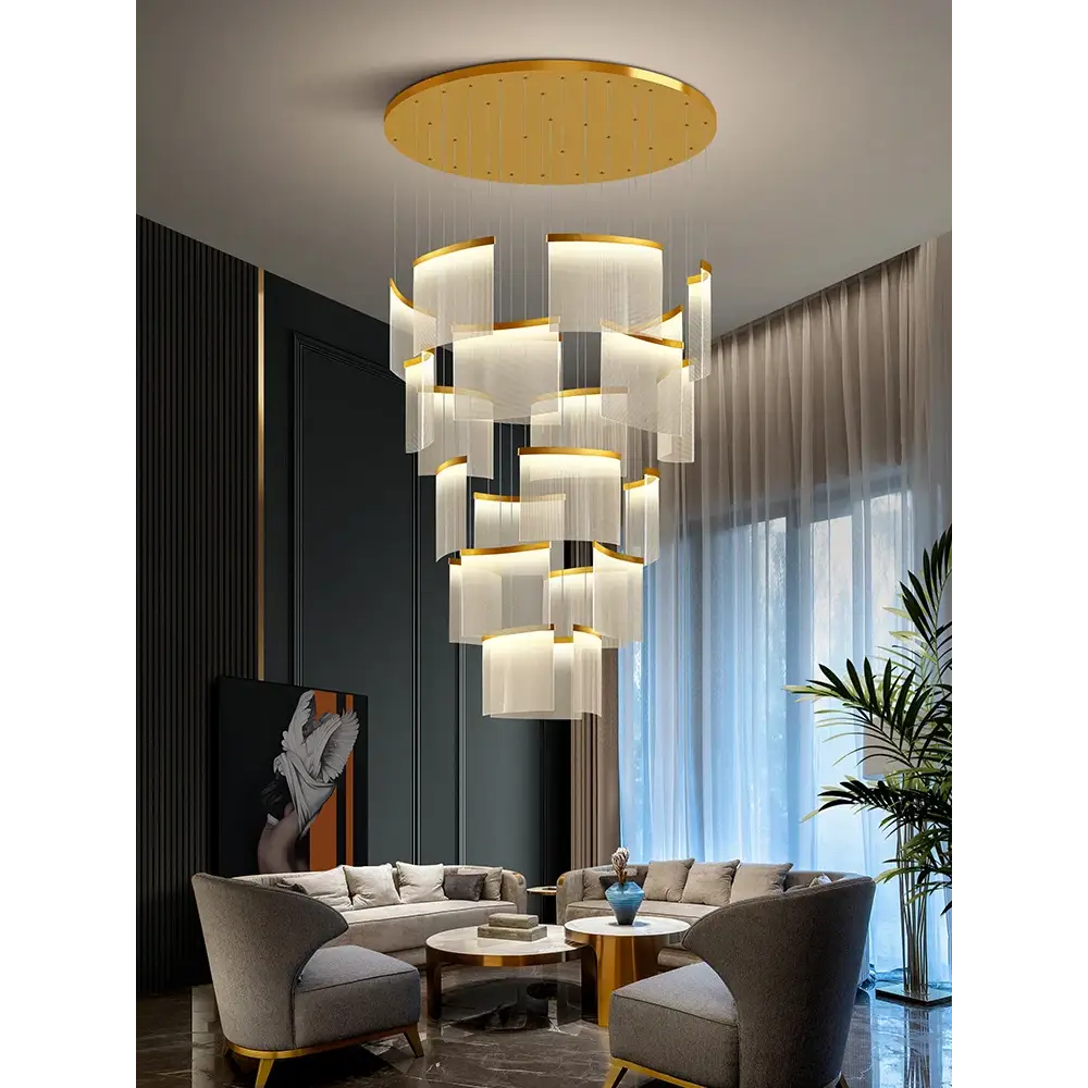 Modern Luxury Acrylic LED Chandelier - Home & Garden > Lighting Fixtures Chandeliers