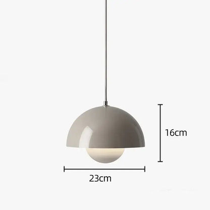 Modern Macaron Flowerpot Pendant Lights - Gray-dia 23cm - Lighting