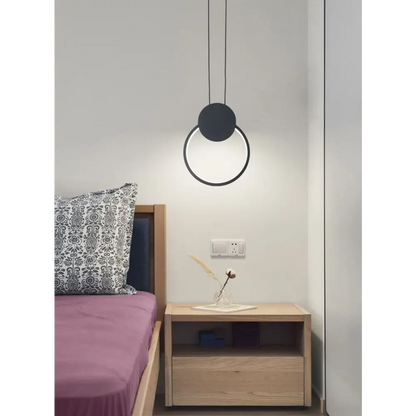 Modern Minimalism: Long LED Pendant Lights for Stylish Spaces - Round / Cool light