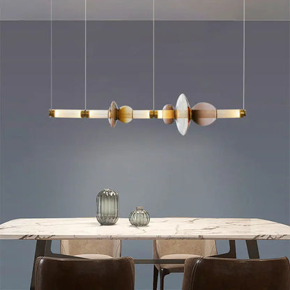 Modern Nordic Colored Glass Pendant Lamp for Restaurant - Lighting