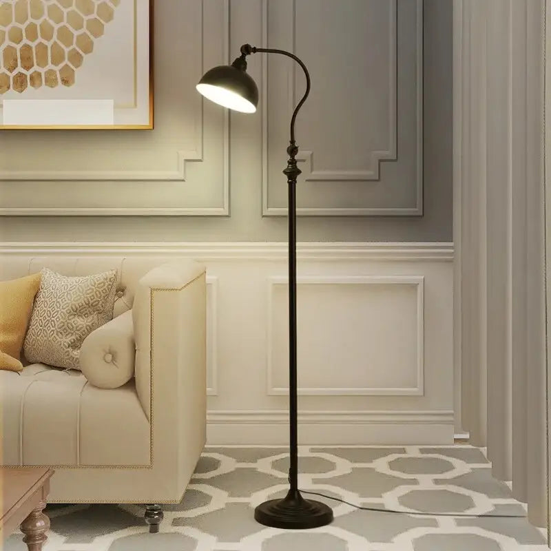 Nordic American Retro Floor LED Lamp for Living Bedroom