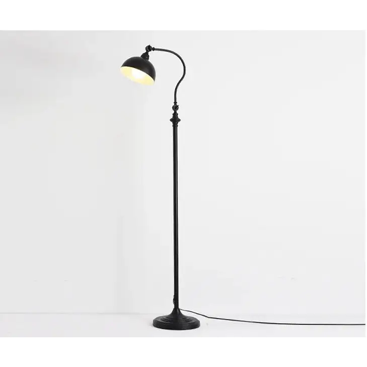 Nordic American Retro Floor LED Lamp for Living Bedroom - lamp / UK Plug