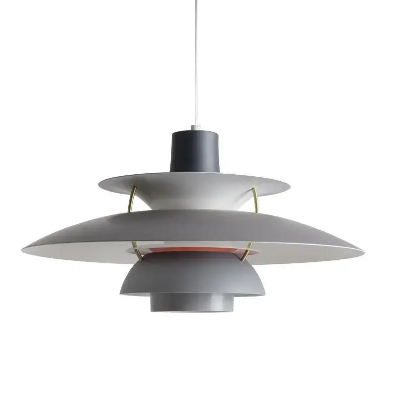 Nordic Danish Designer Colorful Pendant Light - gery / Dia 50cm/19.69’’ / Cold