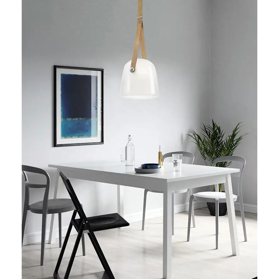 Nordic Glass Pendant Light for Living Dining - Cool / White - Lighting