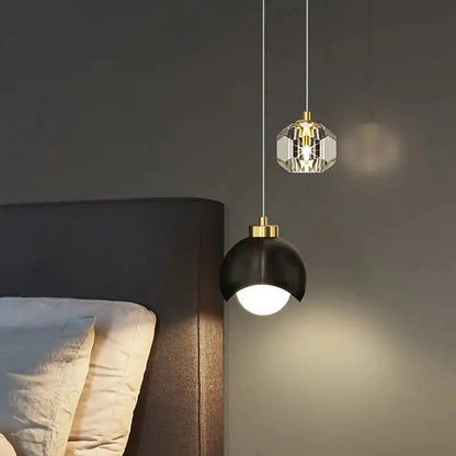 Nordic Gold Pendant Lamp: Hanging Light for Bedroom Kitchen - Lighting