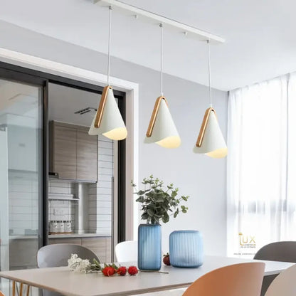 Nordic LED Ceiling Pendant Light for Dining Room Kitchen - Triple Long Lighting