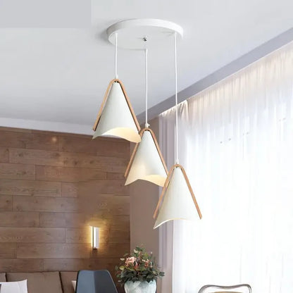 Nordic LED Ceiling Pendant Light for Dining Room Kitchen - Triple Round Lighting