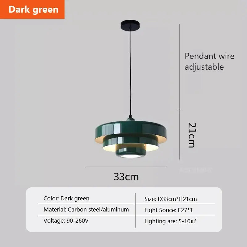 Nordic LED Pendant Light Macaron - Dark Green / Without bulb - Home & Garden > Lighting