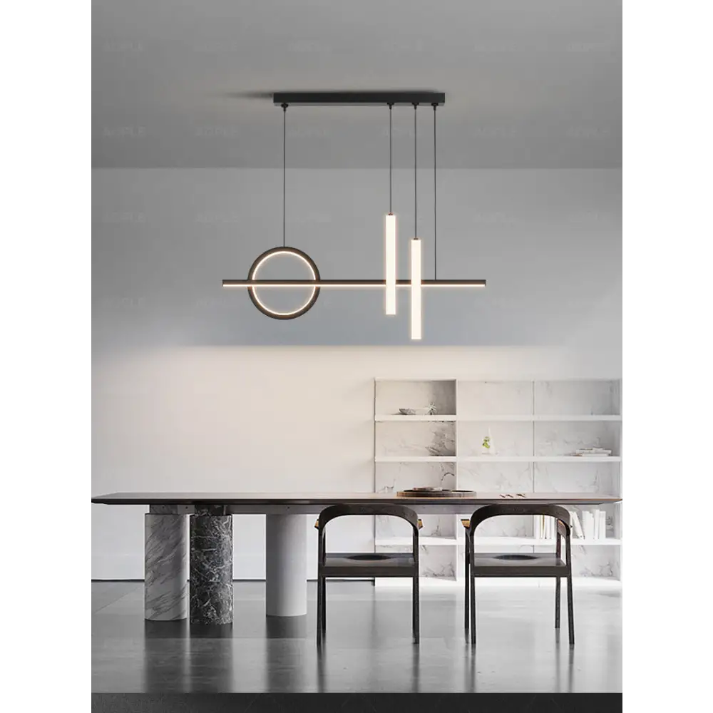 Nordic Luxury LED Pendant Light for Dining Kitchen - Remote Dimming - Lighting