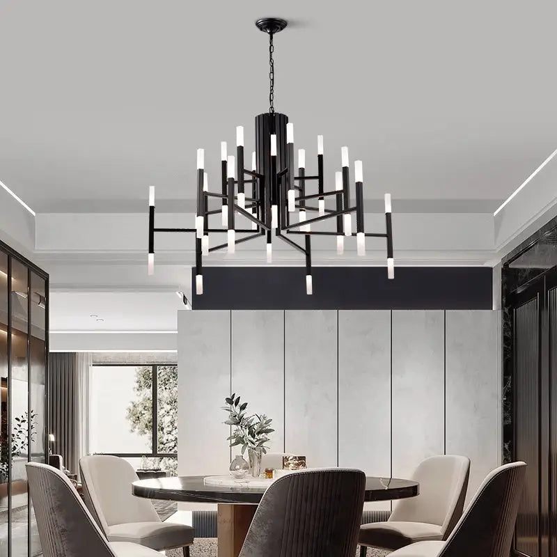 Nordic Postmodern LED Chandelier For Living Lobby Restaurant - 24 lights Dia26.8*H23.6’