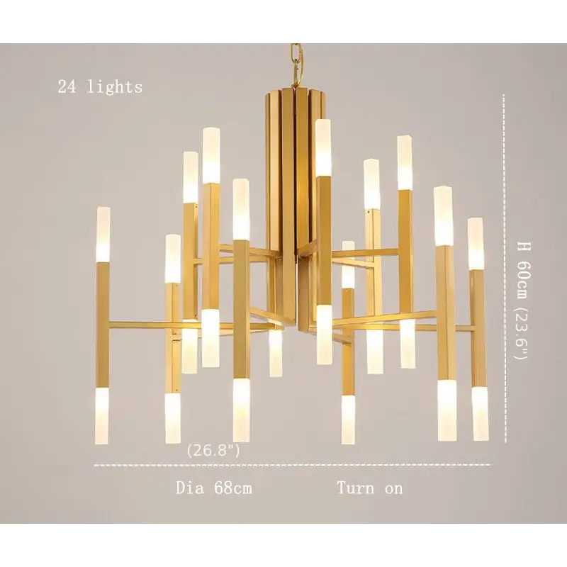 Nordic Postmodern LED Chandelier For Living Lobby Restaurant - Home & Garden > Lighting