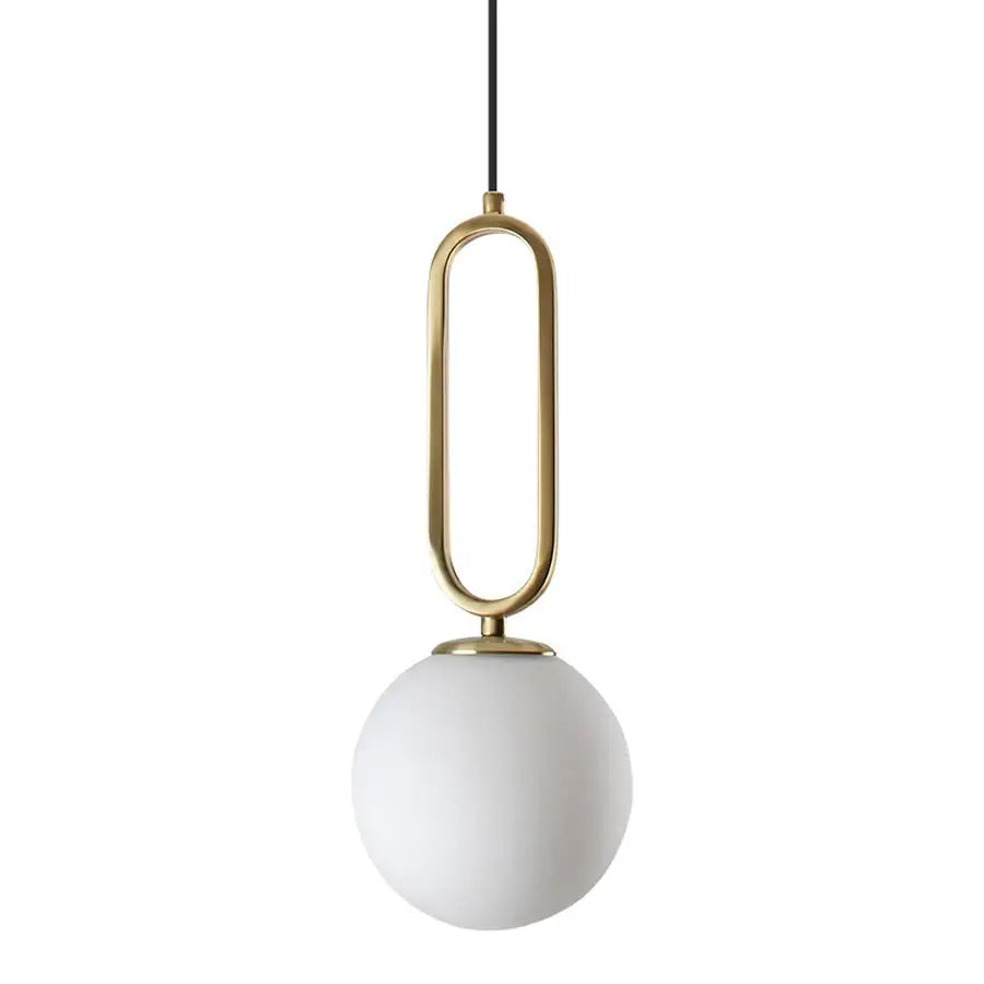 Post-Modern Led Pendant Light with Spherical Glass - Lighting