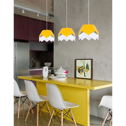 Post - modern Pendant Light for Kitchen Dining Living Room - Yellow Lighting