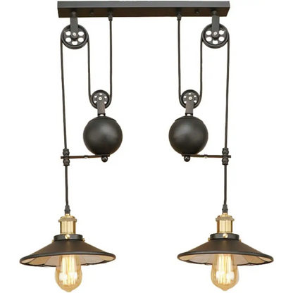 Retro Rough Iron Pendant Light for Kitchen Dining Bedroom - Lighting