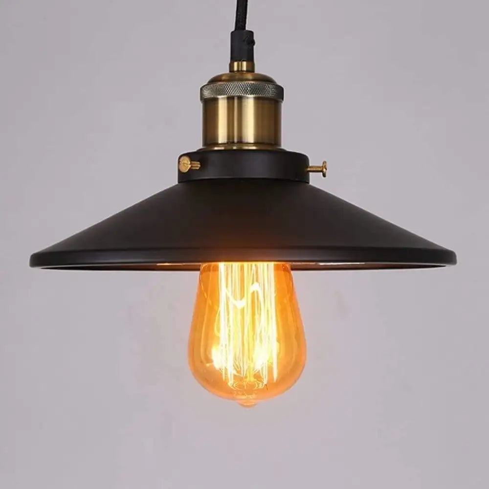 Retro Rough Iron Pendant Light for Kitchen Dining Bedroom - Lighting