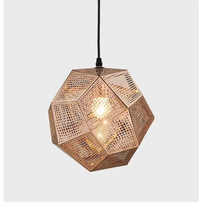 Stainless Steel Industrial Plating Pendant Lamp for Dining Living - Rose Gold