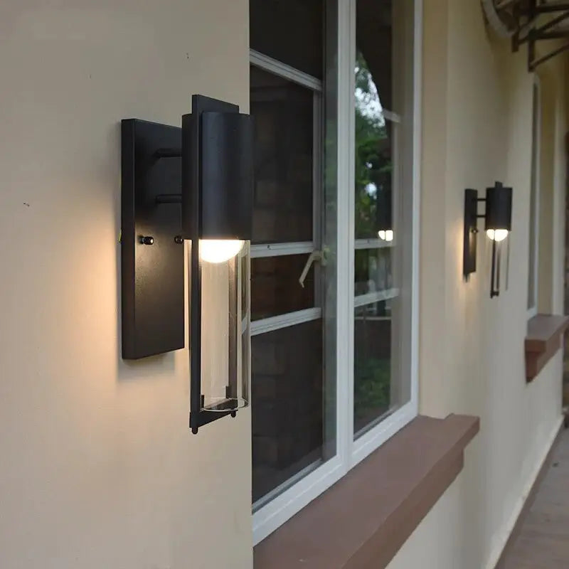 Vintage Black/Bronze Outdoor Waterproof Led Wall Sconce for Porch - Lighting