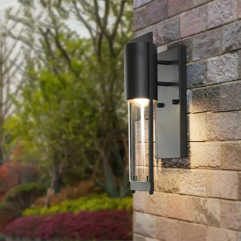 Vintage Black/Bronze Outdoor Waterproof Led Wall Sconce for Porch - Lighting