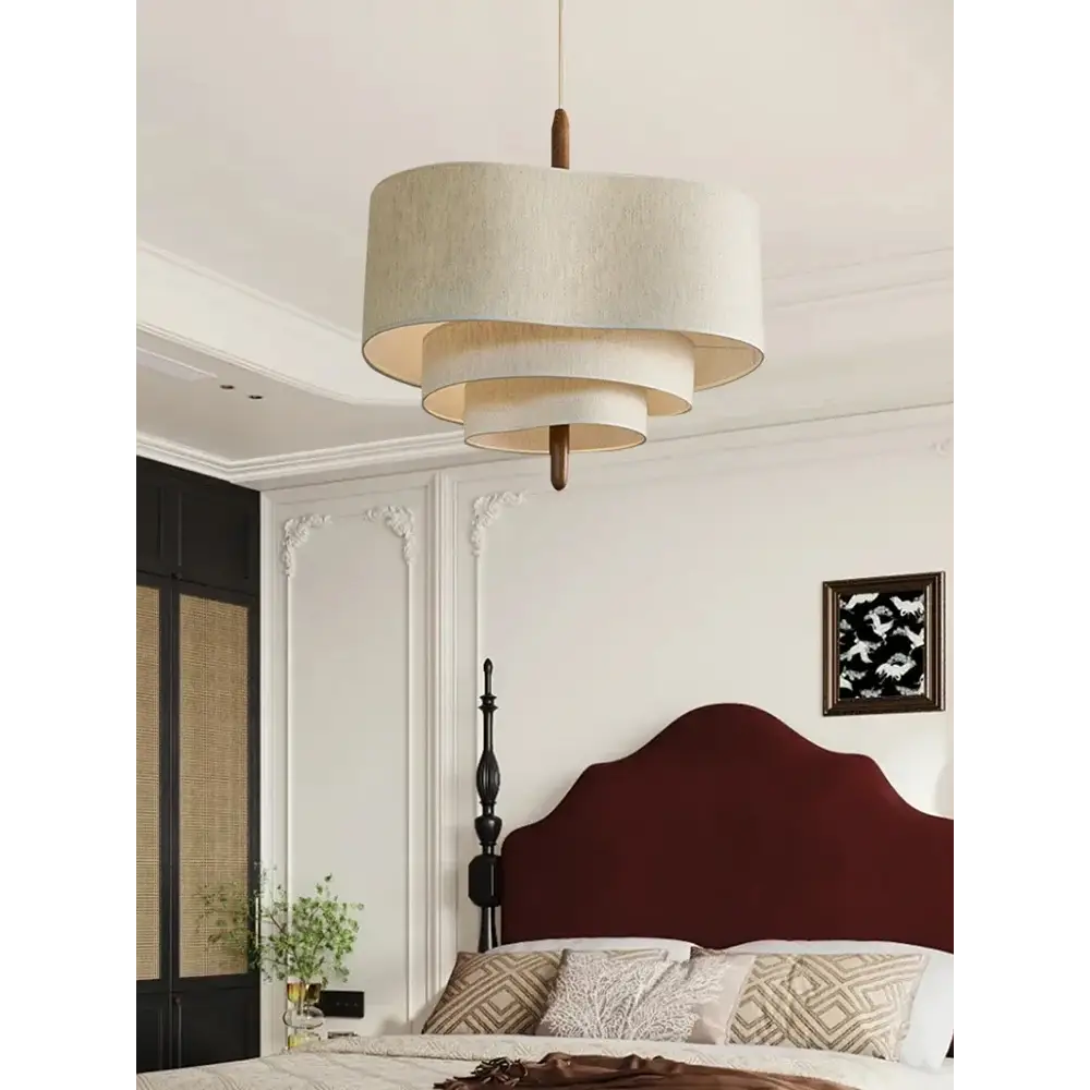 Wabi Sabi Fabric Chandelier - Elegant Hand-Knitted Design - Chandeliers