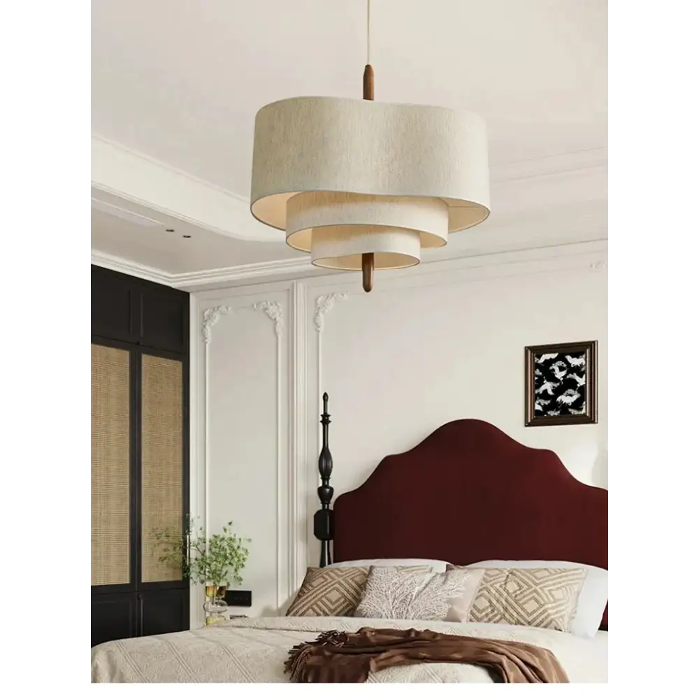 Wabi Sabi Fabric Chandelier - Elegant Hand-Knitted Design - Chandeliers