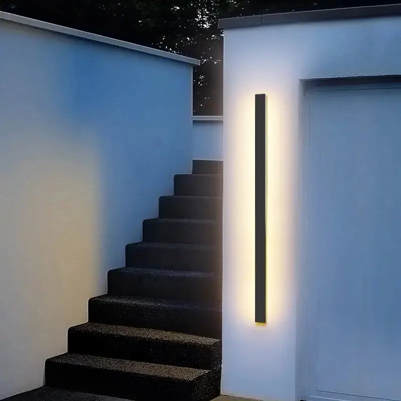 Waterproof Outdoor Led Long Wall Light for Garden Porch - Lighting